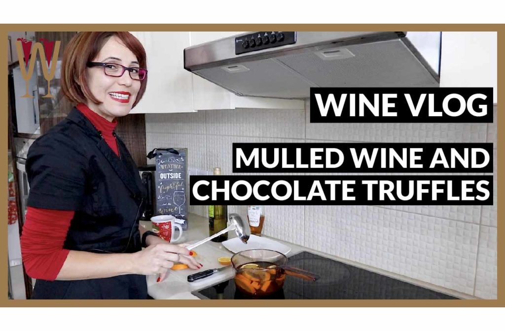 White Mulled Wine and Chocolate Truffles